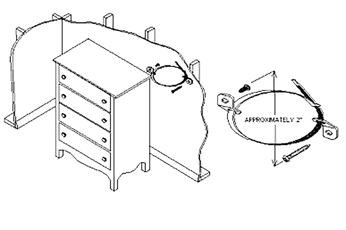 anti-tip kit diagram